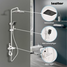 Leziter Set de dus multifunctional Eliz Mobalis Homvera