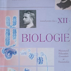 BIOLOGIE, MANUAL PENTRU CLASA A XII-A-STELICA ENE, GABRIELA BREBENEL, ELENA EMILIA IANCU
