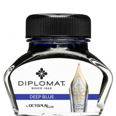 Calimara Cu Cerneala Diplomat Octopus, 30 Ml - Albastru Ultra Marin