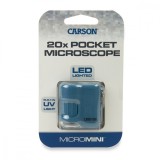 Cumpara ieftin Microscop portabil cu breloc, marire 20x, Carson, MicroMini, Surf