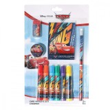 Set de colorat cu carioci, Cars, 10 buc, Disney Cars