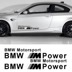 Sticker auto laterale BMW M POWER (set 2 buc.)