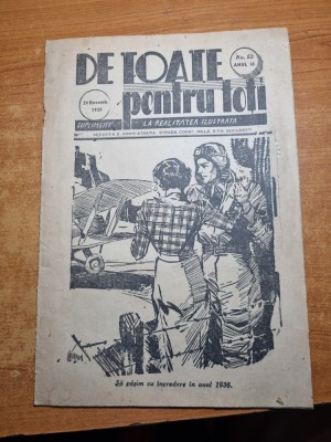 revista de toate pentru toti 24 decembrie 1935-numar de craciun,revelion foto