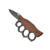 Rozeta pumnal box cu cutit briceag lemn