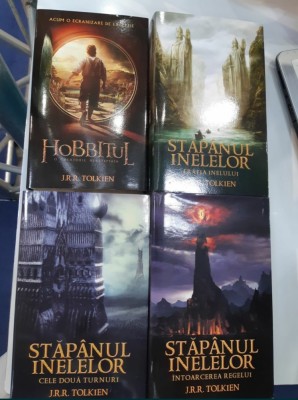 Vand set Stapanul inelelor(lotr) de Tolkien, carti noi/necartonate foto