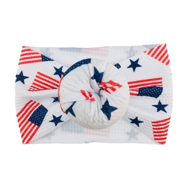 Bentita lata tip turban cu imprimeu - Model 4 (Marime Disponibila: 6-12 luni