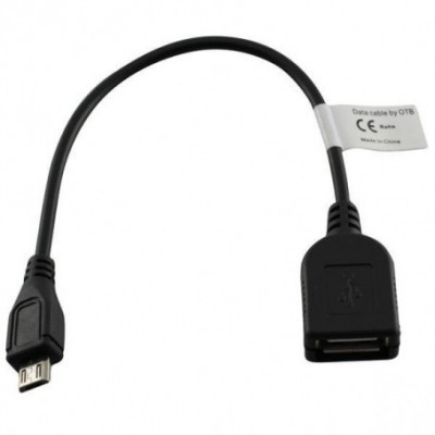 USB OTG (On The Go) Micro USB Cable 15cm YPU731 foto