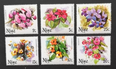 NIUE-FLORI LOCALE-6 V. MNH**(serie de baza)-NIU 005 foto