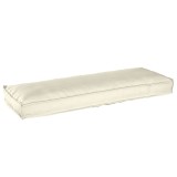 vidaXL Perna pentru Palet pentru Bancă Crem 120x40x8 cm Fabric Oxford