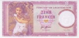 Bancnota Liechtenstein 10 Franci 2019 - UNC ( emisiune privata - vezi descriere )