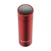 Termos Inox Heinner 450ml cu LED Indicator Temperatura, Rosu, Infuzor Ceai, Pereti Dubli, Izolare Termica 12/24h