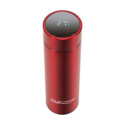 TERMOS INOX 450ML,INDICAT.LED.TEMP ROSU foto