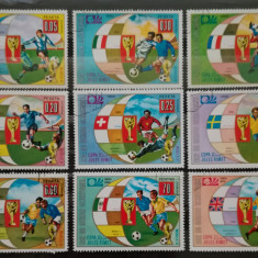 BC660, Guinea Ecuatoriala -lot sport-fotbal, 1 serie+2 colite