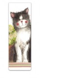 Semn de carte magnetic - Randolph Cat