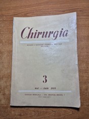 revista chirurgia - din mai - iunie 1958 - revista a societatii stiintelor medicale din RPR