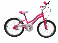 Bicicleta Copii TEC Matilda Culoare Roz Roata 20&amp;quot; OtelPB Cod:202030000008 foto