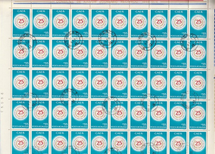 A 25-A ANIVERSARE CAER ( LP 854 ) 1974 OBLITERATA IN COALA