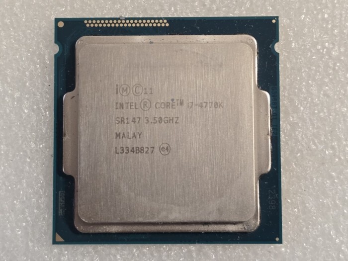 Procesor Intel Core i7-4770K, 3.50GHz, Haswell, Socket 1150, tray - poze reale