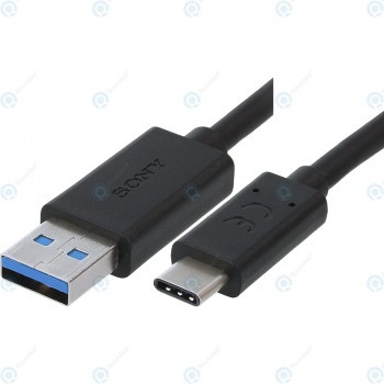 Cablu de date USB Sony tip-C 1 metru negru UCB-30 foto