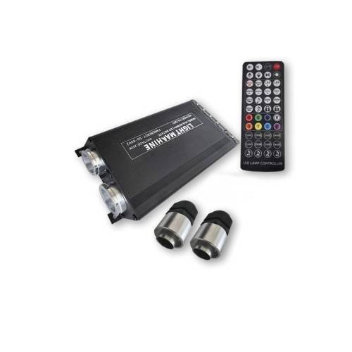 Kit fibra optica plafon instelat LED RGB cu telecomanda 0,75mm1000 fire 3 metri 12V