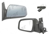Oglinda exterioara Opel Zafira, 2008-2011, Stanga, reglare electrica; grunduit; incalzita; geam asferic; cromat; pliere electrica; 7 pini, View Max