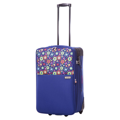 Troler Neo Albastru Cu Print 64X40X23 Cm 1247 ComfortTravel Luggage foto