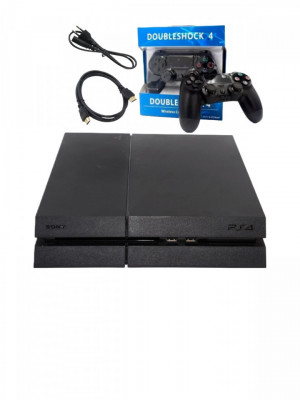 Consola Sony Playstation 4, 500GB, PS4, 1 controller, cabluri de conectare foto