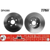 Set disc frana Toyota Avensis ( T22) 09.97-02.03, Spate, 271X10mm, plin, TRW