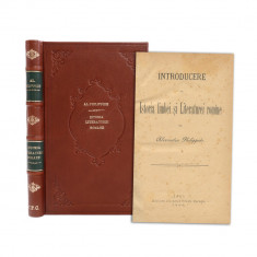 Alexandru Philippide, Introducere în Istoria limbii și Literaturii române, 1888