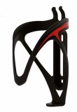 Suport Bidon Bicicleta Plastic Elite Fly Negru/Rosu + Suruburi, Ultralight 33g