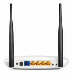 Router wireless tp-link tl-wr841n 1wan 10/100 4xlan 10/100 2 antene fixe 5dbi n300 atheros 2t2r