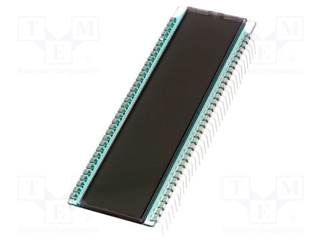 Afișaj LCD 7 segmente STN Positive 8 digiți DISPLAY ELEKTRONIK 20&divide;70&deg;C