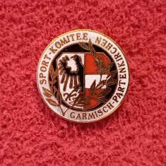 Insigna Ski - Cupa Mondiala 1978 Comitetul Sportiv Garmisch-Partenkirchen