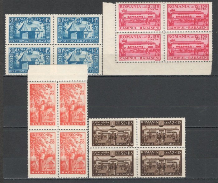 Romania.1944 Caminul Cultural Radaseni bloc 4 TR.542