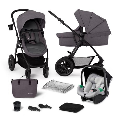Carucior Multifunctional Kinderkraft Xmoov, 3 In 1, Dark Grey foto