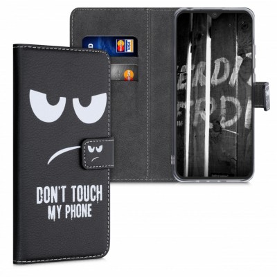 Husa pentru Xiaomi Redmi 9C, Piele ecologica, Negru, 52852.02 foto