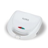 Cumpara ieftin Sandwich-maker Floria ZLN8504 ALB, putere 800 W, indicator luminos, placi care nu se lipesc