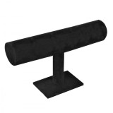 Organizator de bijuterii, Pentru bratari, Catifea, 23,5x15cm, Negru