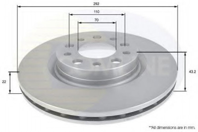 Disc frana ALFA ROMEO SPIDER (939_, 939) (2006 - 2010) COMLINE ADC1826V foto