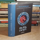 RICK RIORDAN - MAGNUS CHASE SI ZEII DIN ASGARD * VOL. 1 : SABIA VERII , ARTHUR , 2016 ( CARTONATA ) *
