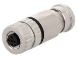 Mufă M12 4 PIN mamă pe cablu IP67