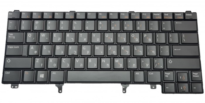 Tastatura laptop DELL E5420 E5430 E6320 E6330 E6420 DP/N JY7T9 Hebrew
