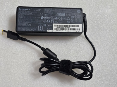 Incarcator laptop original Lenovo 20V 4.5A 90W - mufa tip USB (dreptunghiulara) foto