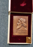 Placheta si insigna pictorul Theodor Aman , centenar 1991 , medalie