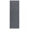 Covor traversă intrare vidaXL, gri, 100x350 cm, absorbant, antiderapant, PP+PES