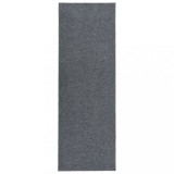 Covor traversă captare murdărie vidaXL, 100x350 cm, gri, intrare/hol, antiderapant, PP+PES