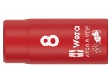 Cheie tubulară izolată WERA 8mm 6 colțuri HEX 1/4 1kVAC 05005935001