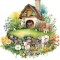 Sticker decorativ, Ferma, Verde, 61 cm, 1324STK-1