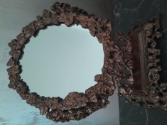 Oglinda veche fonta machiaj fonta vintage retro decor