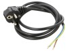 Cablu Alimentare 3x0,75mm2 PVC Ștecăr Unghiular CEE 7/7